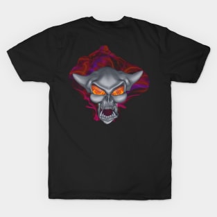 Flaming Demon Skull T-Shirt